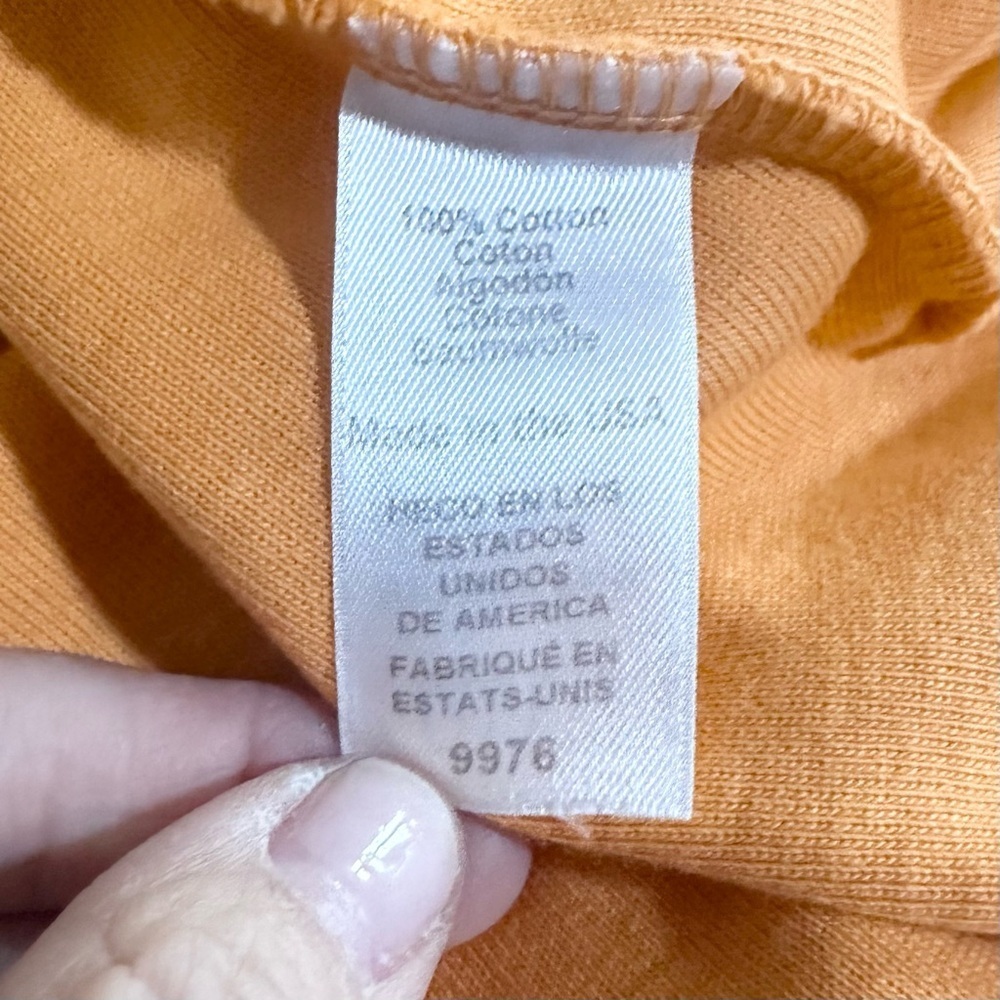 Michael Stars Eliza Orange Sleeveless Crewneck Tank Mini Dress Size Small - Picture 5 of 5